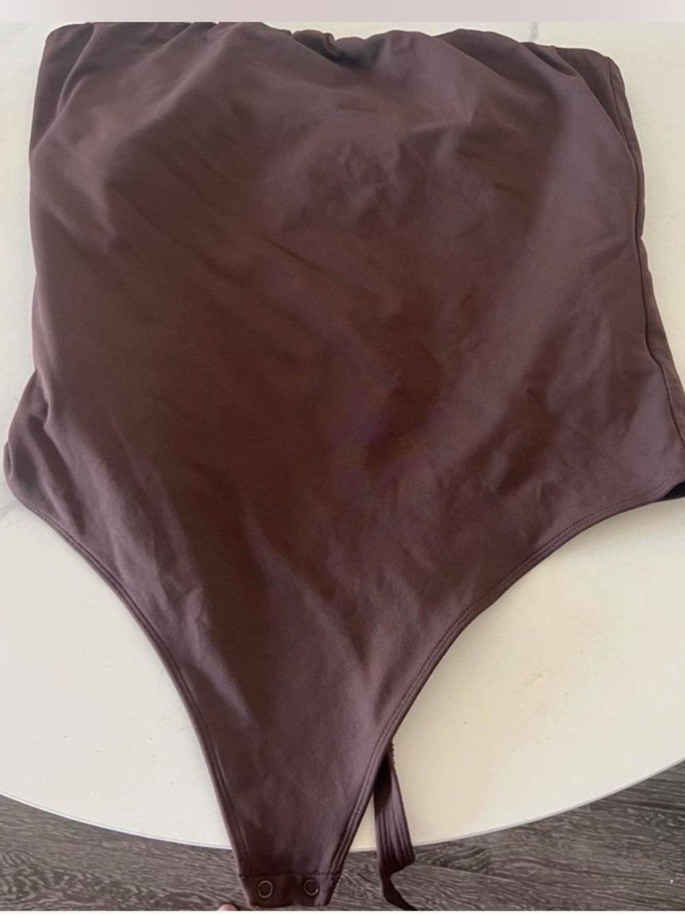 Babaton Brown Strapless  Women’s Bodysuit